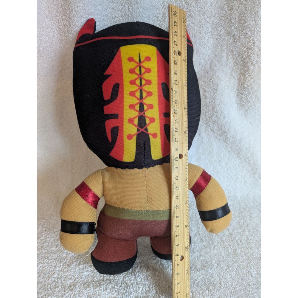 WWE Lucha Libre Wrestler Plush Toy Stuffed Action Figure Red Mask Character 12" - Picture 3 of 4